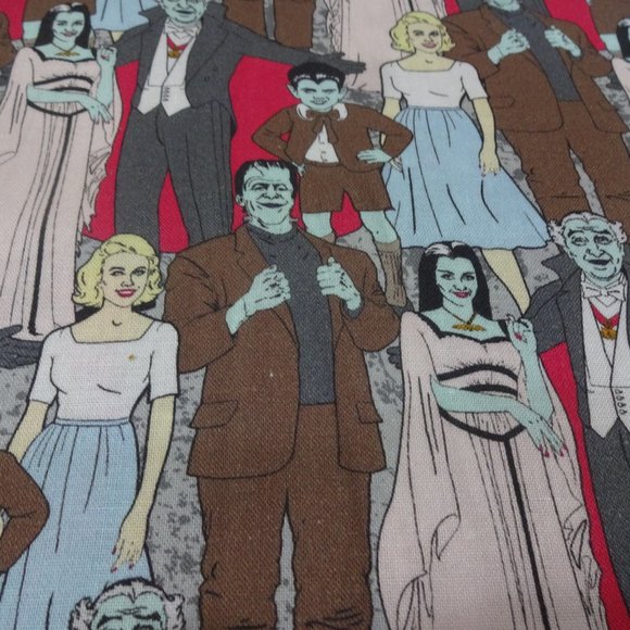 Classic "THE MUNSTERS" Handmade Cotton Pillowcase - Picture 2 of 3